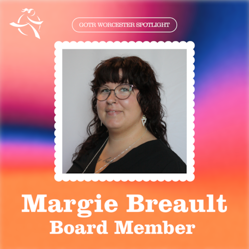 Headshot of GOTR Board Member Margie Breault.